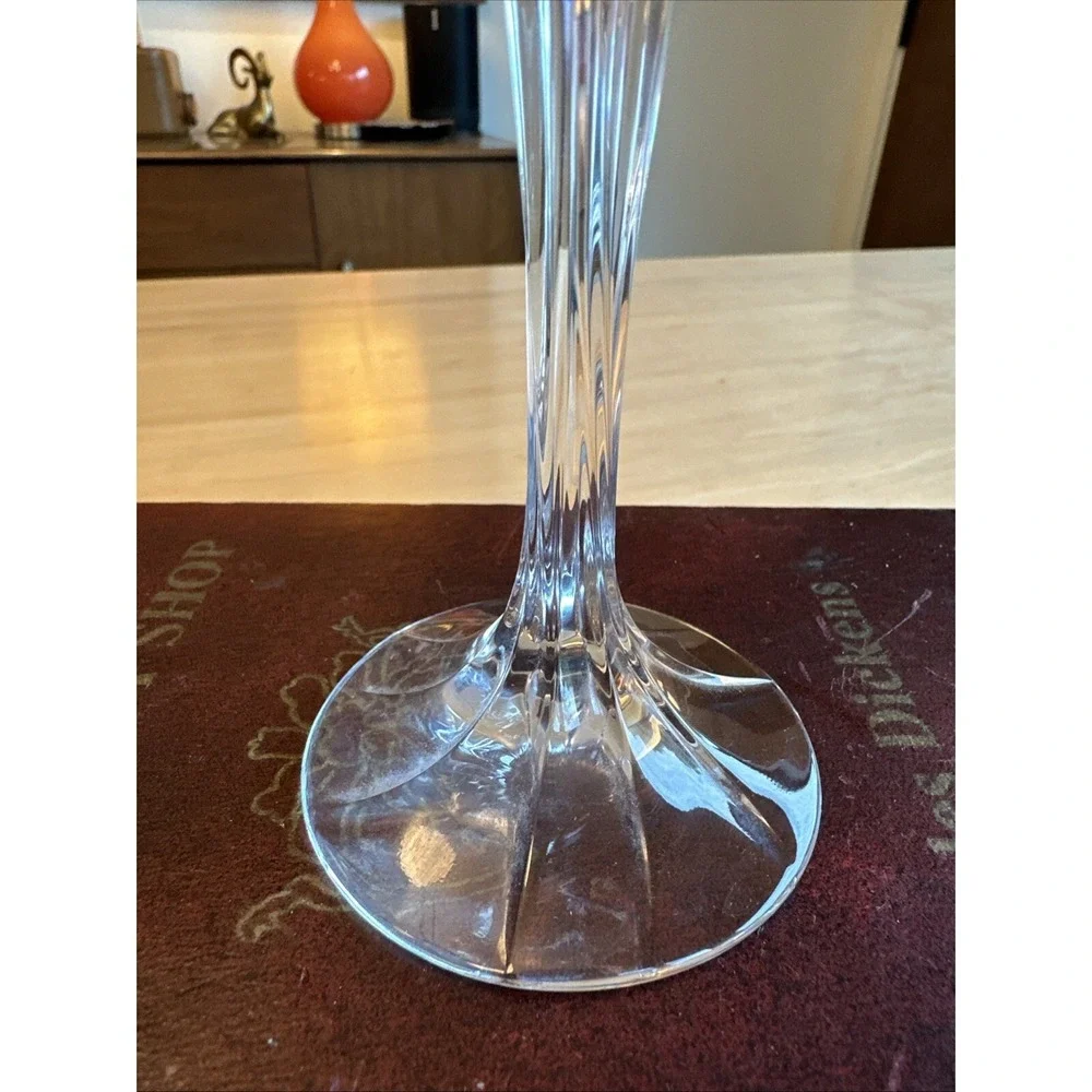 LENOX Cut Crystal DEBUT Platinum Rim Champagne Flute Wine Glass Barware